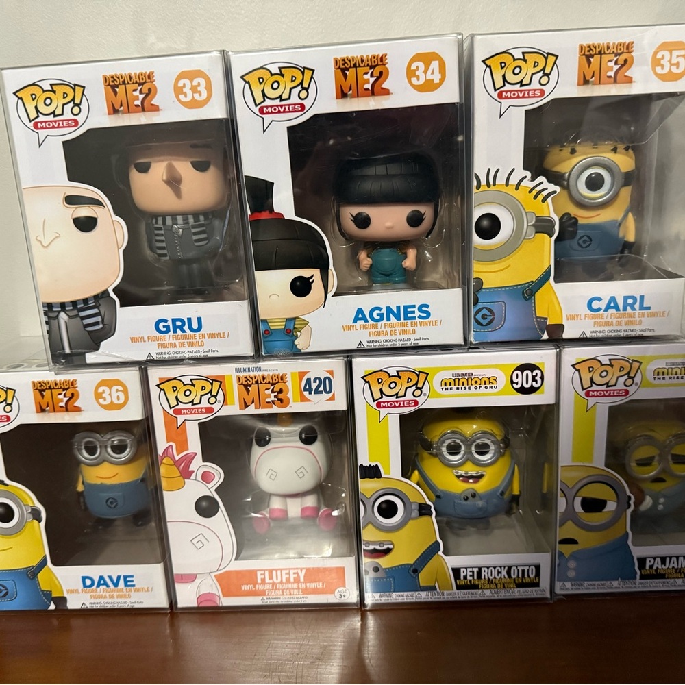 Despicable Me 2 Funko Pop Figures Set